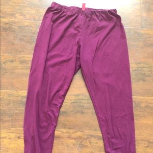 Hot Kiss Purple Carrot Leggings